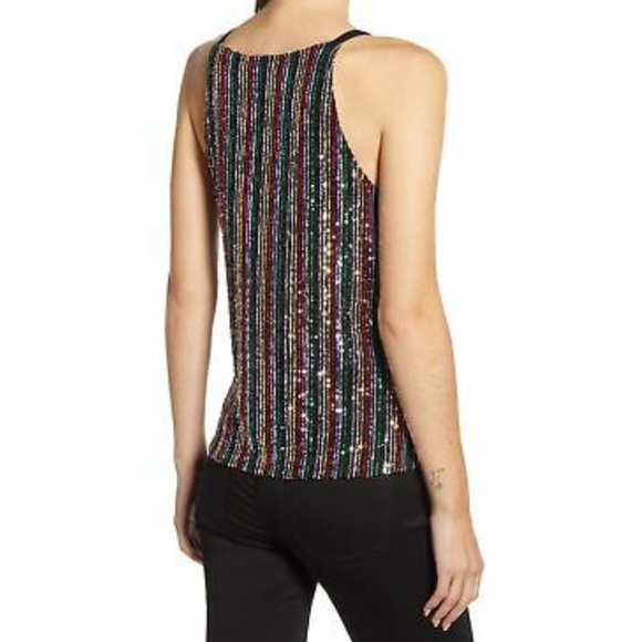 Sanctuary Cyber Sequin Tank Top Sanctuary Cyber Sequin Tank Top